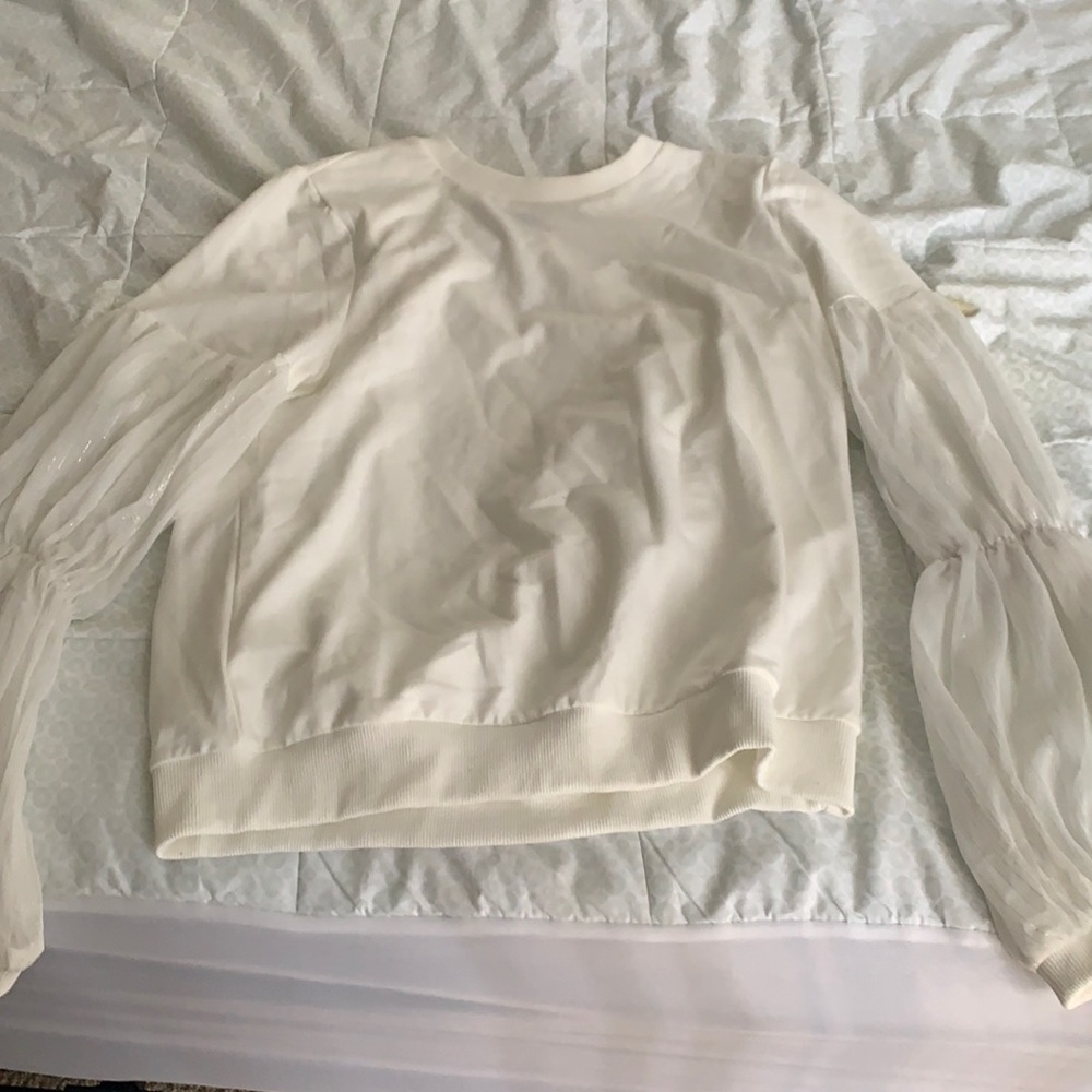 Versona Ontwelfth Womens Blouse Puffy Sleeves